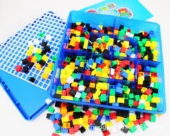 Educational toy nail puzzle (Blue) - Toys Ace