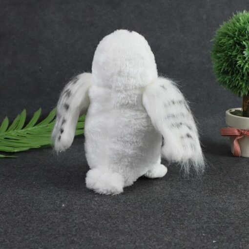 Cute White Owl Plush Toy Doll With Long Hair - Toys Ace