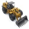 Saddle Brown HuiNa Toys 583 6 Channel 1/18 RC Metal Bulldozer Charging RC Car Metal Edition