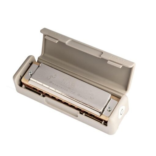 Dim Gray NAOMI 10 Holes Blues Harmonica Rosewood Comb Brass Reed Diatonic Harmonica In Key Of C For Professional Player