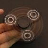 Dark Slate Gray Fidget Hand Spinner Fingertips Gyro Stress Reliever Toy Tri Spinner Whiny For Autism And ADHD Kids