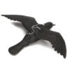 Dark Slate Gray Fake Flying Falcon Crow Hallowmas Decorations Hunting Shooting Decoy Deterrent Repeller Garden Lawn