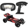 Maroon EMAX Interceptor 1/24 2.4G RWD FPV RC Car with Optional Goggles Full Proportional Control RTR Model