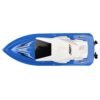 Steel Blue JJRC S5 Shark 1/47 2.4G Electric Rc Boat with Dual Motor Racing RTR Ship Model