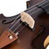 Tan Astonvilla AV-E310 Matte Electro-Acoustic EQ Violin with Case Bow Rosin Extra Strings