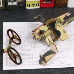 Wooden 3D plane assembly map - Toys Ace
