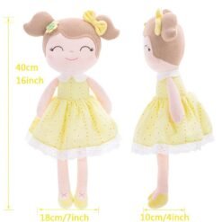 Floral dress doll (Yellow) - Toys Ace