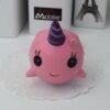 Squishy Narwhal Uni Whale Blue 11cm Slow Rising Cute Soft Collection Gift Decor Toy - Toys Ace