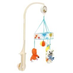 Chocolate Baby Crib Mobile Bed Bell Holder Toy Arm Bracket Wind-up Music Box