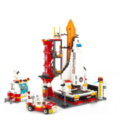 Aerospace Shuttle Puzzle Assembled Building Block Boy Toy - Toys Ace