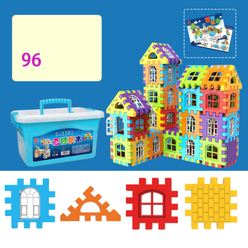 Children'S Large Particle Square Plastic Building Blocks Educational Toys - Toys Ace