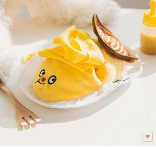 Yummy Korean Cute Sounding Toy Pet Cabbage Chicken Soup Chestnut Corn Rattle Paper Puppies Anti-Boring Artifact - Toys Ace