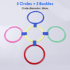 Children'S Jumping Lattice Circle Ring Physical Fitness and Agility Training Equipment - Toys Ace