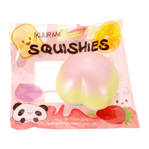 IKUURANI Rainbow Peach Squishy 10.5*9CM Licensed Slow Rising with Packaging Collection Gift Soft Toy - Toys Ace