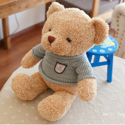 Sweater Teddy Bear Doll Hug Bear Wedding - Toys Ace