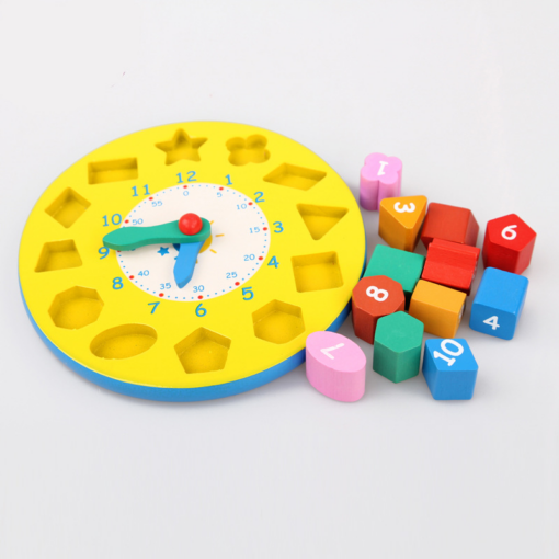 Wooden Educational Clock Face Toy for Kindergarten Children'S Cognitive Teaching - Toys Ace