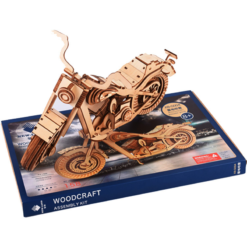 Children'S 3D Puzzle Three-Dimensional Puzzle Wooden Simulation Motorcycle - Toys Ace