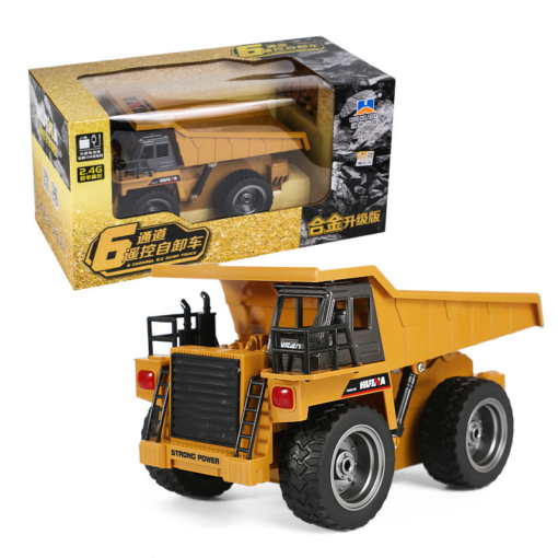 Alloy Remote Control Engineering Dump Truck Toys - Toys Ace