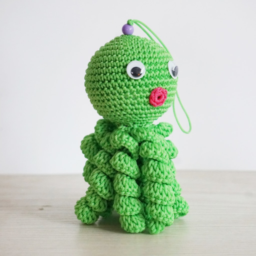 Creative Woolen Doll Octopus Crocheted Octopus Scenic Spot Small Toy Cartoon Knitted Doll