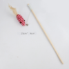 Wooden Pole Funny Cat Stick Feather Bell Interactive Toy Supplies - Toys Ace
