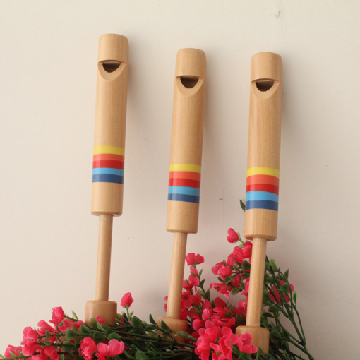 Wooden Pull Wooden Flute Early Childhood Education Musical Instrument - Toys Ace