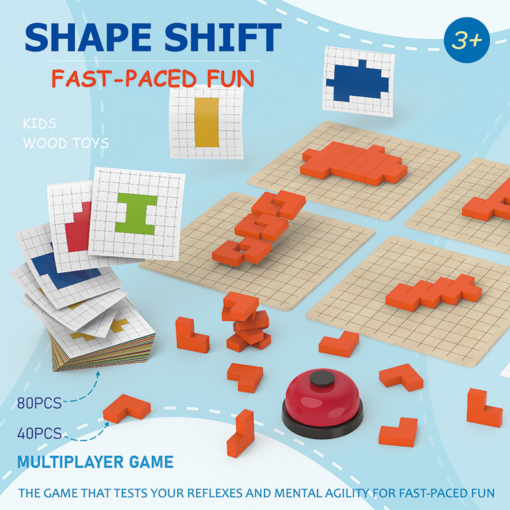 Shape Change Multiplayer Battle Game Parent-Child Table Game - Toys Ace