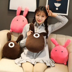 Anime Ground Bondage Boy Hanako-Jun Plush Doll Ningning Rabbit Pillow