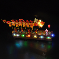 Building Block Lighting New Year Dragon Dance LED Lighting Group - Toys Ace