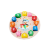 Wooden Digital Clock Beaded Toy Shape Matching Hand Grasping Board Multifunctional - Toys Ace