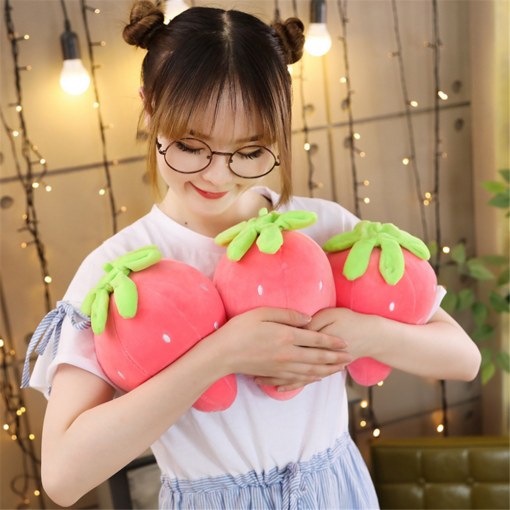 Plush Toy Imitation Fruit Strawberry Pillow