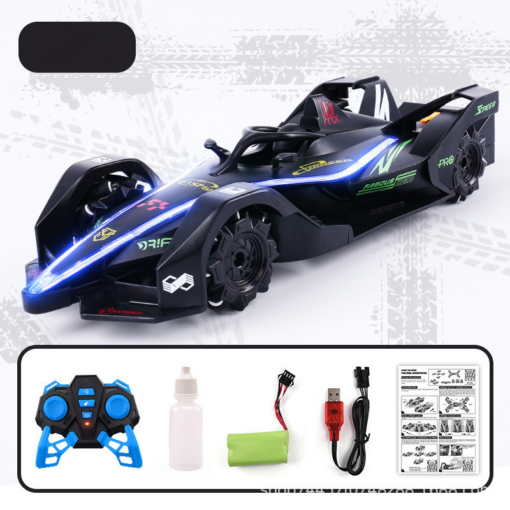 Wireless Remote Control Charging Spray Light Racing Toy - Toys Ace