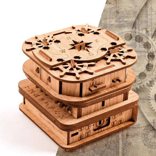 Wooden Decryption Book Box Toy High Difficulty - Toys Ace