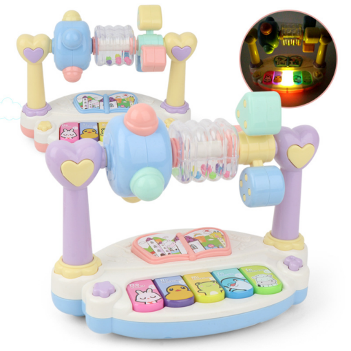 Music Children'S Rotating Electronic Organ Early Education Toy - Toys Ace