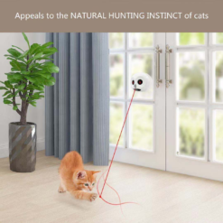 Automatic 360-Degree Rotating Laser Electric Cat Toy - Toys Ace