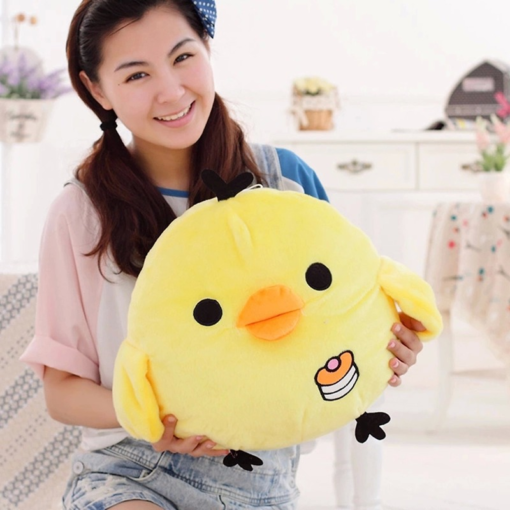 Cartoon Chick Doll Yellow Chick Cute Pillow Plush Toy Childrens Gift