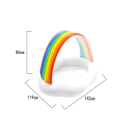 Rainbow Inflatable Infant and Baby Home Paddling Pool - Toys Ace