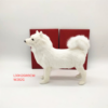 White Home Samoyed Ornaments Dog Crafts - Toys Ace