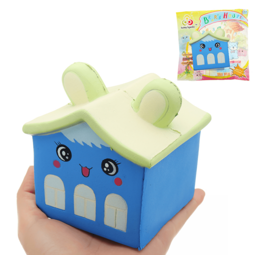 Sunny Squishy Bear House 8*11*8.5Cm Slow Rising with Packaging Collection Gift Soft Toy - Toys Ace