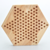 Wooden Puzzle Desktop Hexagon Checkers - Toys Ace