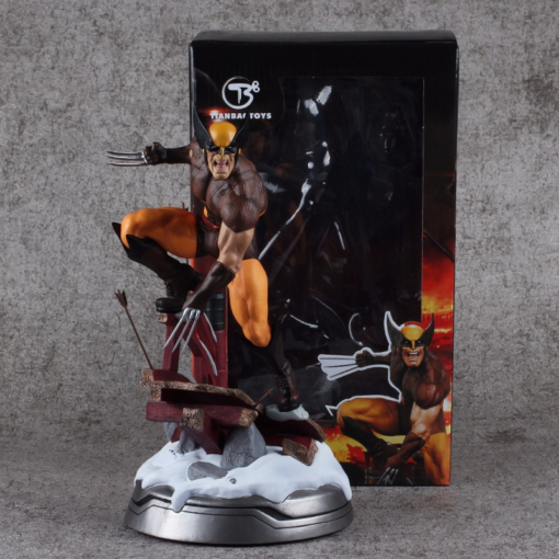 X-Men Wolverine Accessories Can Change the Head, about 10 Inches in Height,Statue Decoration - Toys Ace