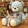 Couple Ribbon Teddy Bear Plush Toy pillow - Toys Ace