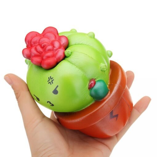 Momocuppy Cactus Flower Pot Squishy 18cm Slow Rising With Packaging Collection Gift Soft Toy - Toys Ace