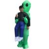 Midnight Blue Inflatable Toy Costume Carnival Party Fancy ET Aliens Clothing For Adults