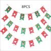 Tomato Christmas Party Home Decoration Multi-style Hanging Flags Ornament Toys For Kids Children Gift