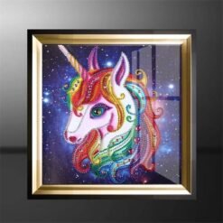 Shaped diamond unicorn crafts diamond painting - Toys Ace