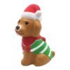 Squishyfun Christmas Puppy Squishy 13*8.5*6.5CM Licensed Slow Rising With Packaging Collection Gift - Toys Ace