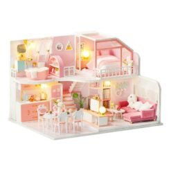 DIY Doll House Handmade Girl Heart Small House Model Assembled Art Villa Toy Birthday Gift Girl - Toys Ace
