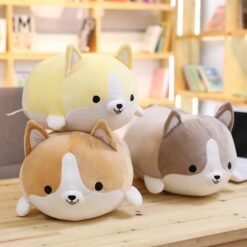Cute Corgi Dog Plush Toy Stuffed Soft Animal Cartoon Pillow Lovely Christmas Gift for Kids Kawaii Valentine Present - Toys Ace