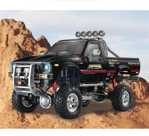 Lavender HG P409 1/10 2.4G 4WD RC Car Pickup Truck Rock Crawler without Battery Charger Model