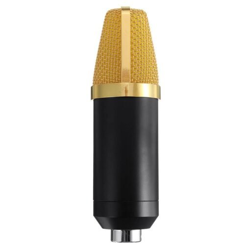 Black BM700 Microphone Condenser Sound Recording Microphone With Shock Mount For Radio Braodcasting Singing Recording KTV Karaoke Mic